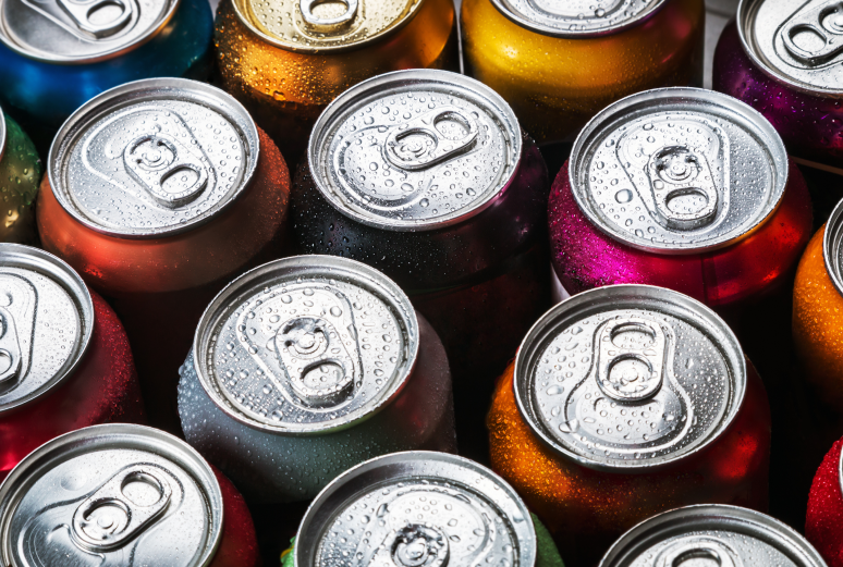 Aluminum Cans Soda Background 1