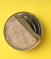 Tin Can Pate Yellow Background 1